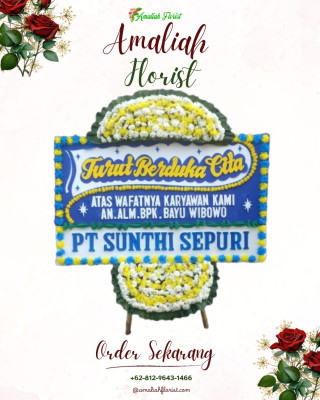 Papan Bunga Duka di Sitinjo